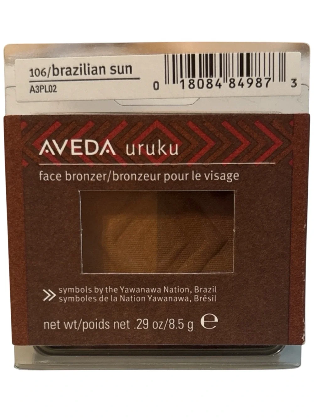 Aveda Uruku Face Bronzer 106 Brazilian Sun Rare Discontinued NIP 8.5g